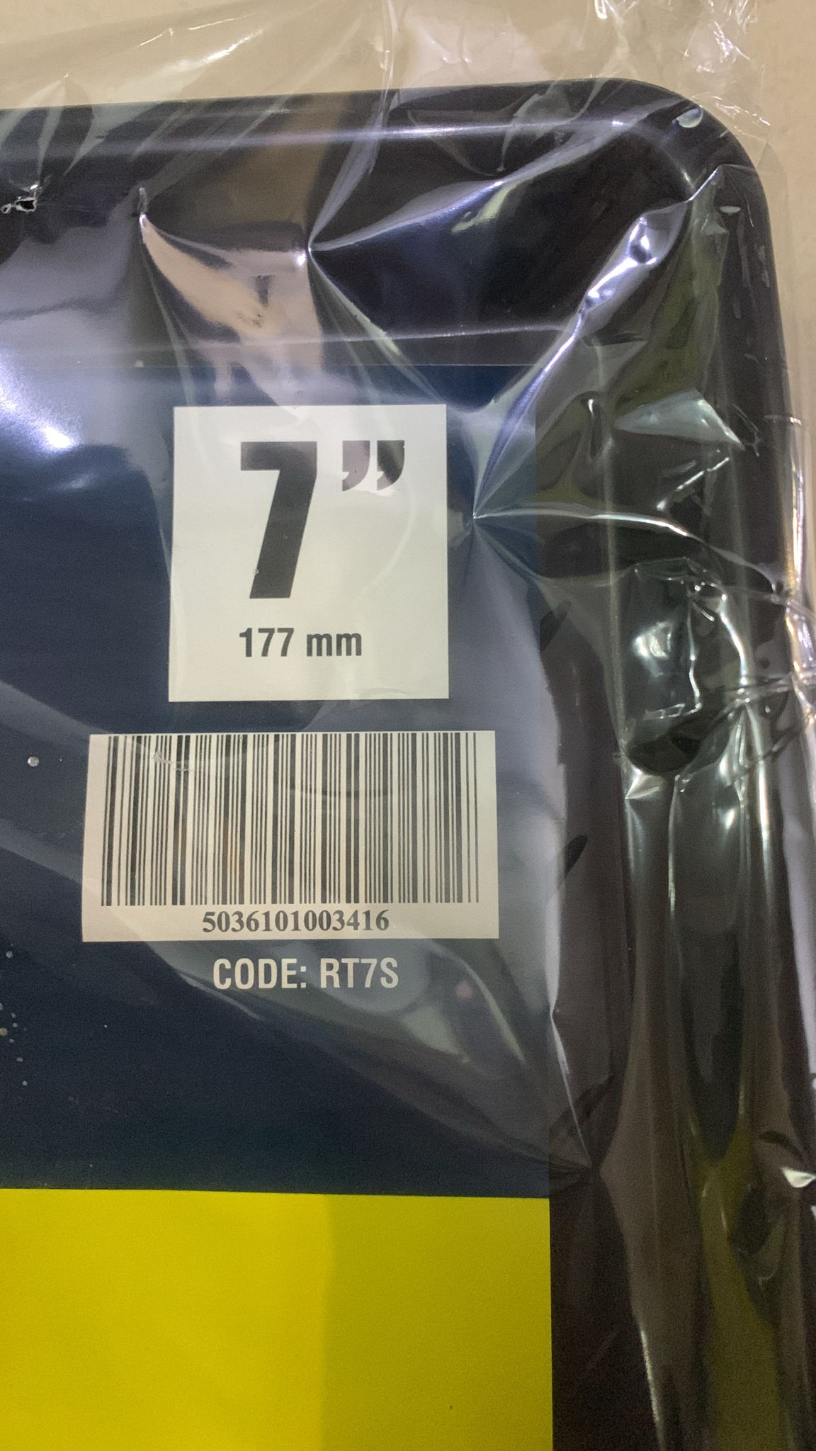Kit de plateau de rouleau synthétique de 7 po