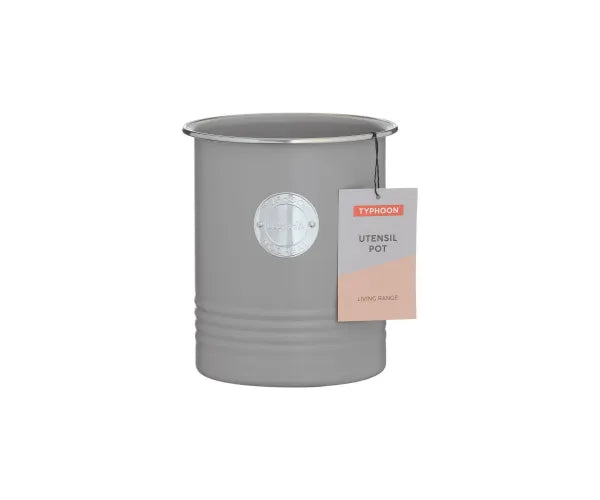 Organisez votre cuisine avec notre pot à ustensiles Living Grey élégant.