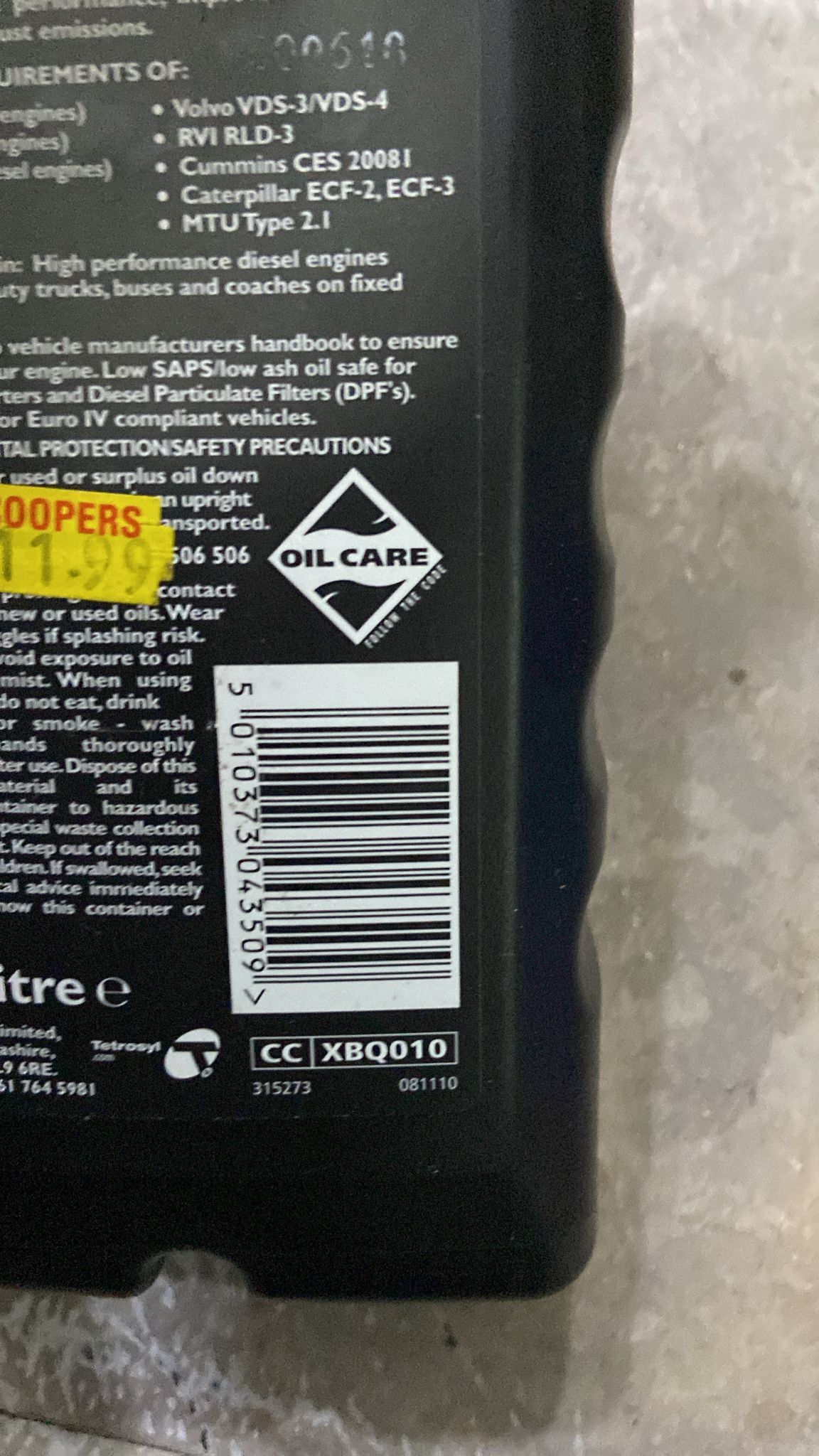 Carlube Turbo Diesel Performance & Protection Supérieures