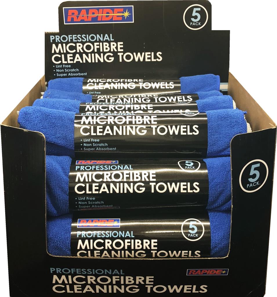 Chiffons de nettoyage en microfibre RAP Premium - Chiffons ultra-absorbants pour un nettoyage supérieur