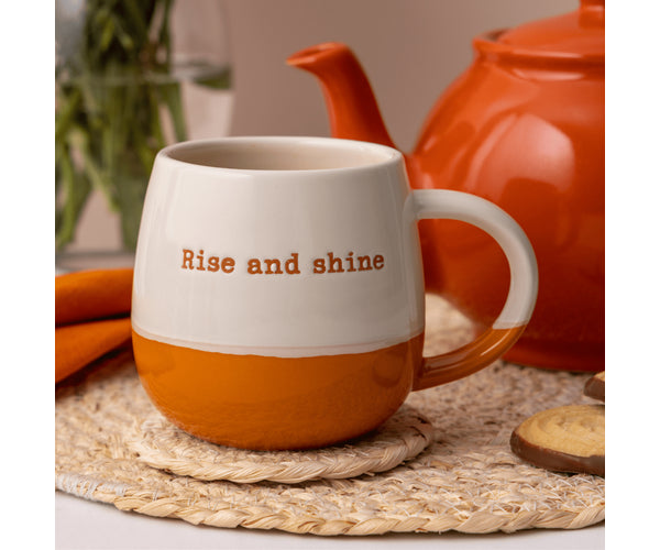 Mug Lève-toi et brille 34cl Commencez votre journée du bon pied avec cet élégant mug en céramique
