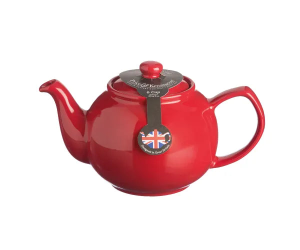 Théière rouge 10 tasses | Théière en céramique pour préparer votre thé préféré