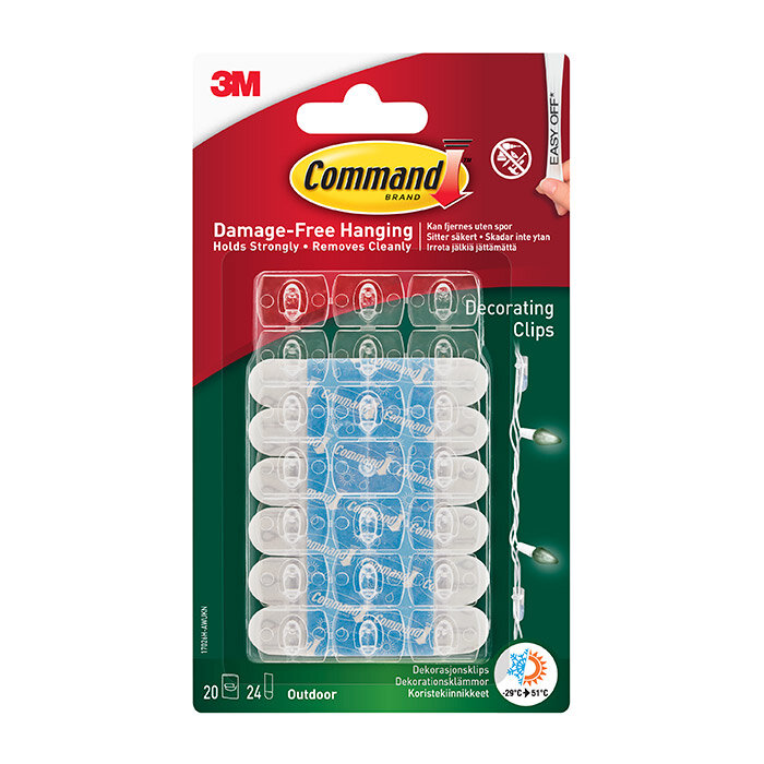 Pince pour décoration extérieure Command 17026H