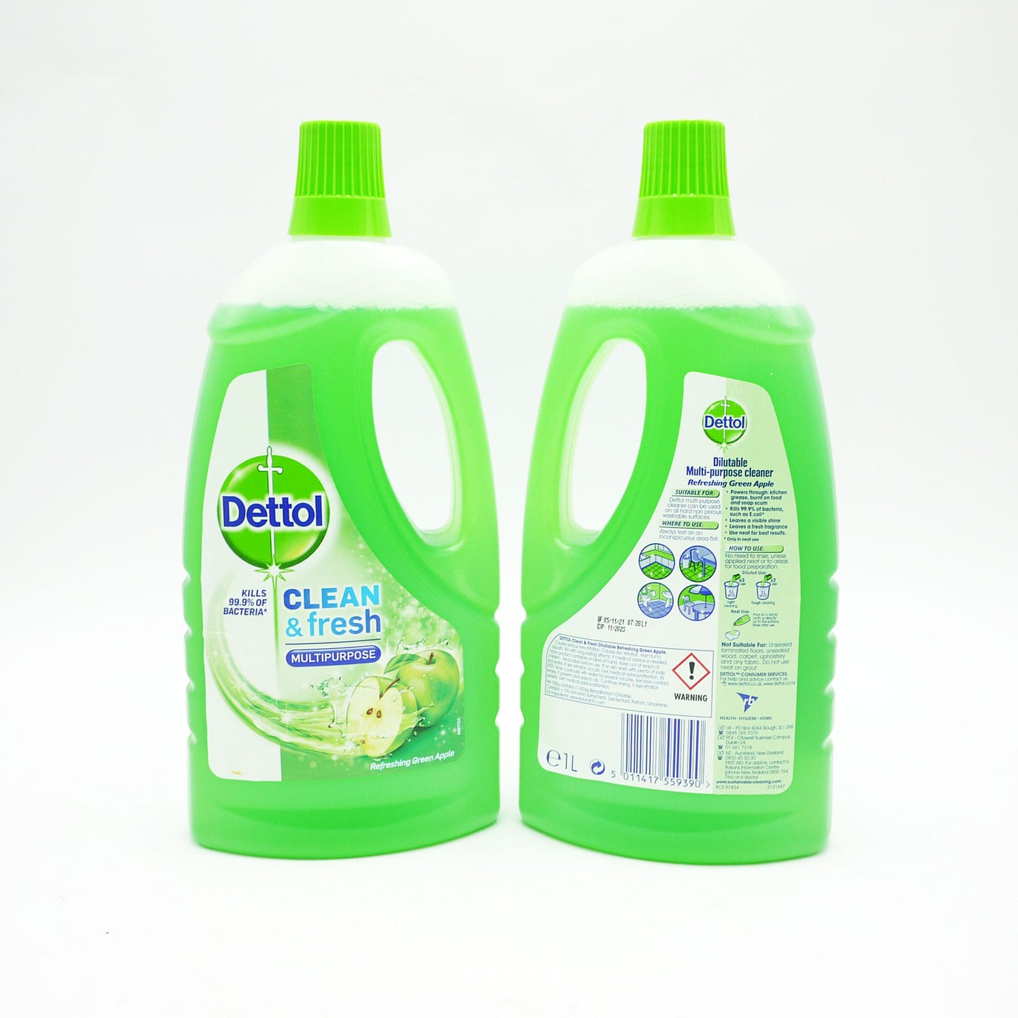 DETTOL NETTOYANT SOLS PROPRE & FRAIS POMME 1L
