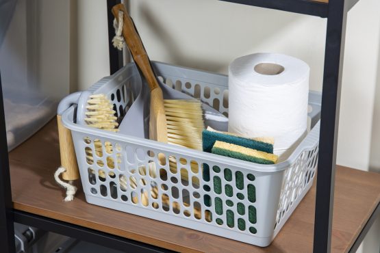 Wham Single Large Handy Basket Cool Grey