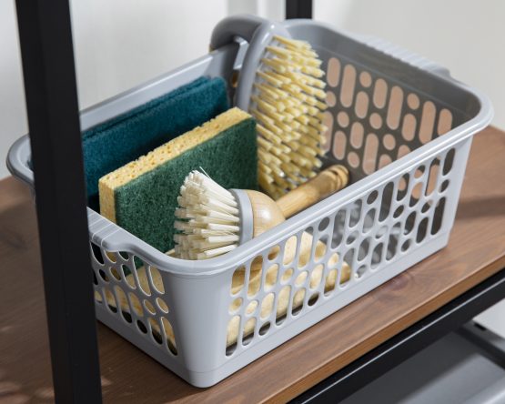 Single Medium Handy Basket Cool Grey