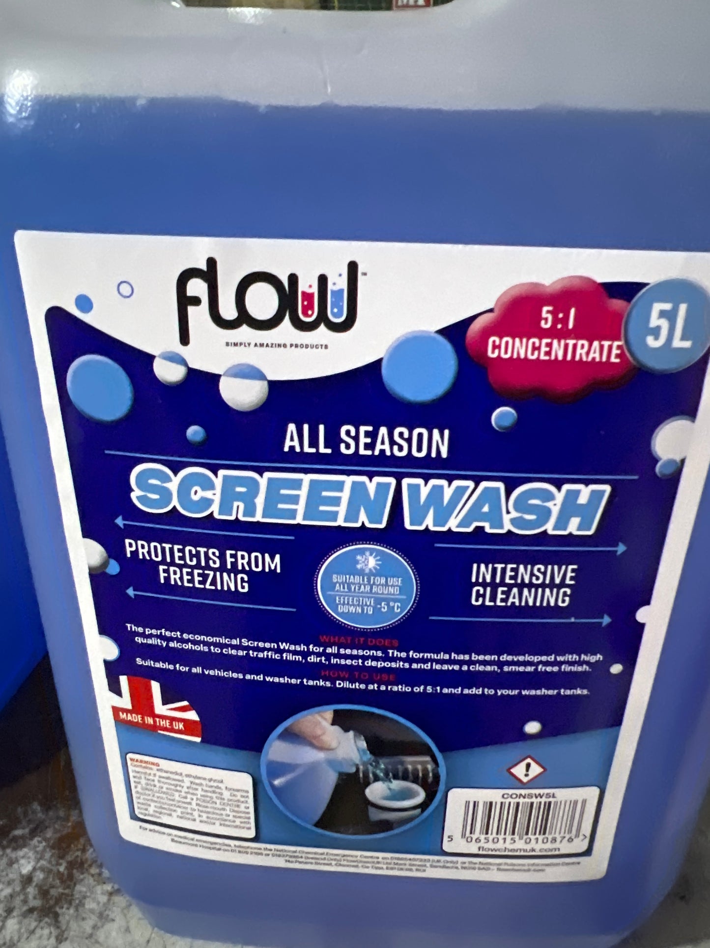 Screen wash