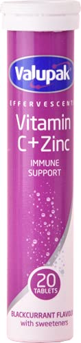 Valupak Vitamine C + Zinc Comprimés Boîte de 20