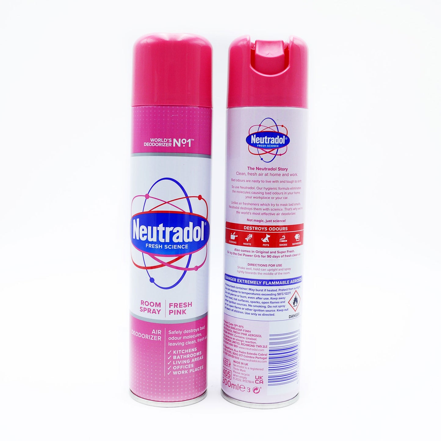 NEUTRADOL SPRAY D'AMBIANCE FRESH PINK 300ML