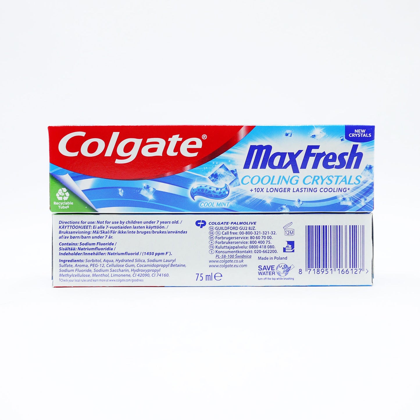 COLGATE DENTIFRICE MAX FRESH MENTHE RAFRAÎCHISSANTE 75ml