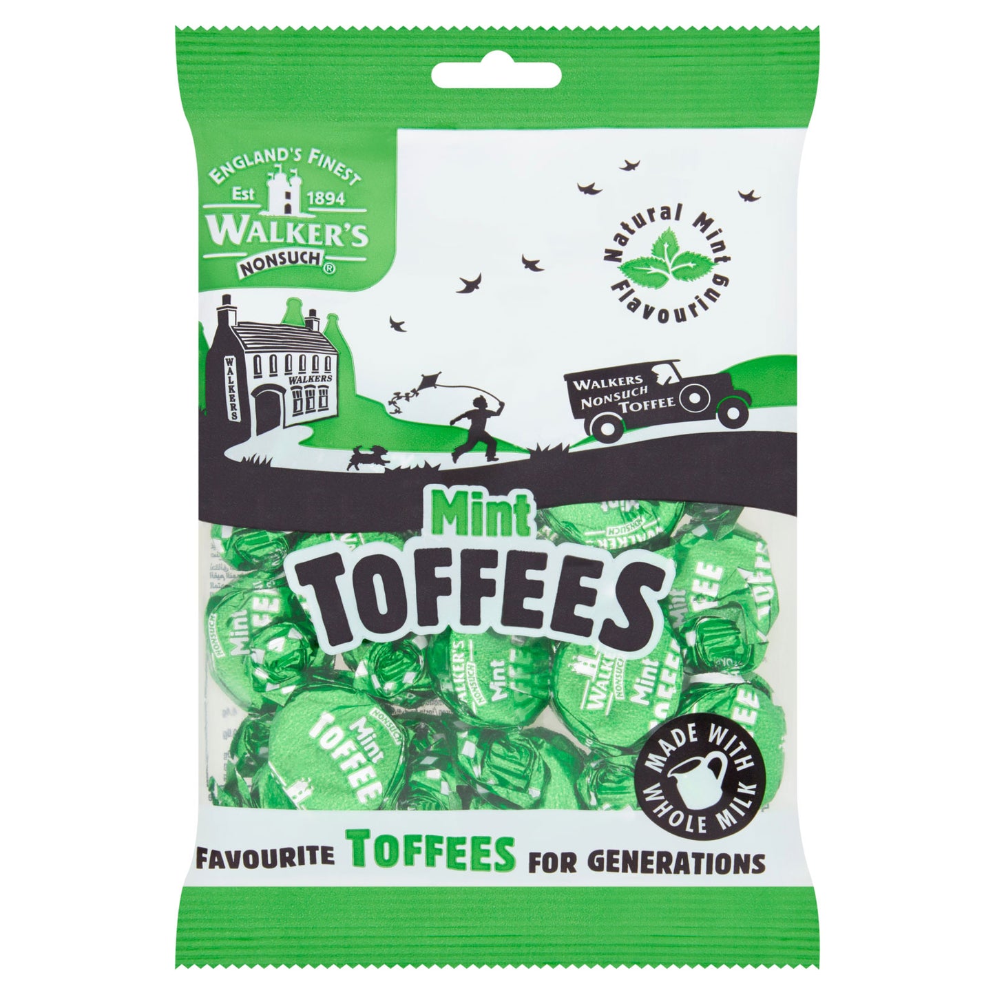 WALKERS TOFFEES MENTHE