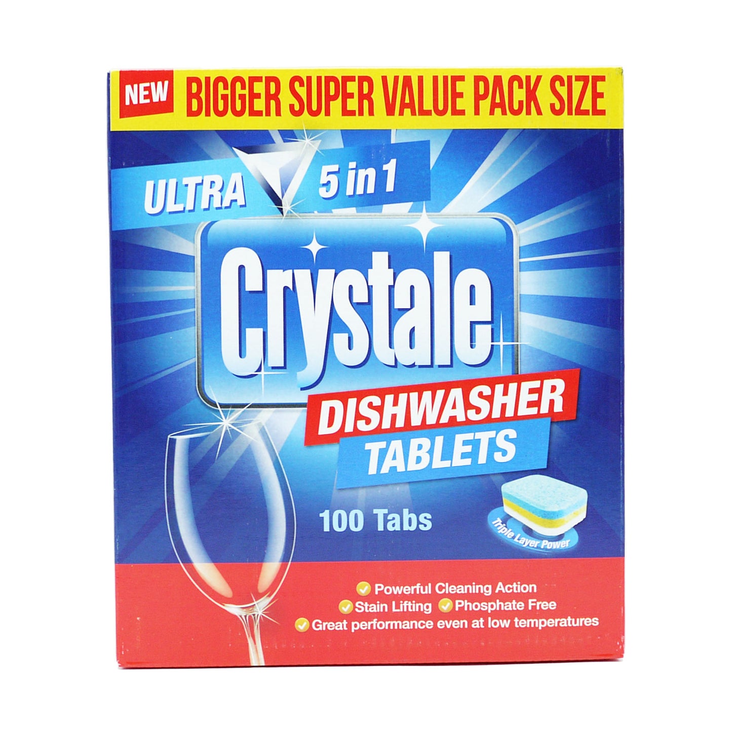 CRYSTALE TABLETTES LAVE-VAISSELLE (x100)