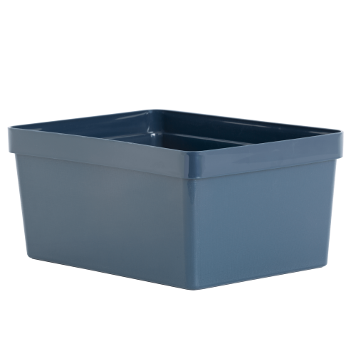 Studio Linen 2.01 Utility Basket Deep A4 36 x 26 x 17cm Navy