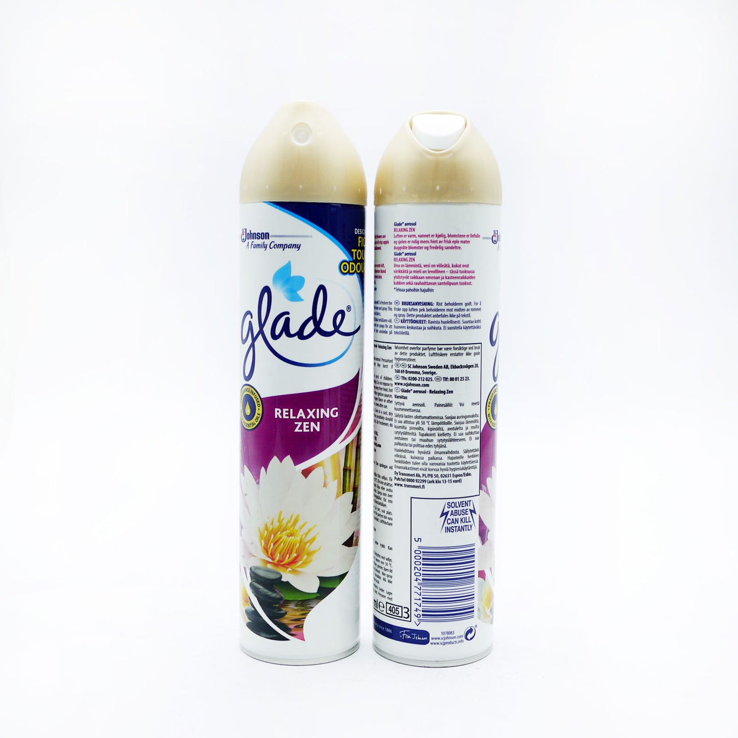 Désodorisant d'intérieur en aérosol Glade Relaxing Zen 300 ml