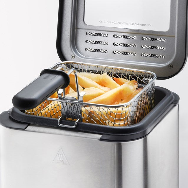 Friteuse 1,5 L en inox brossé