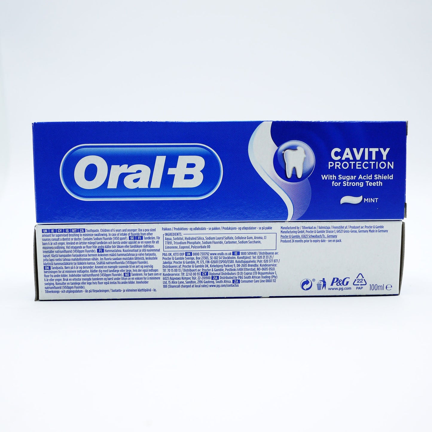 DENTIFRICE ORAL B PROTECTION CARIES 100ml