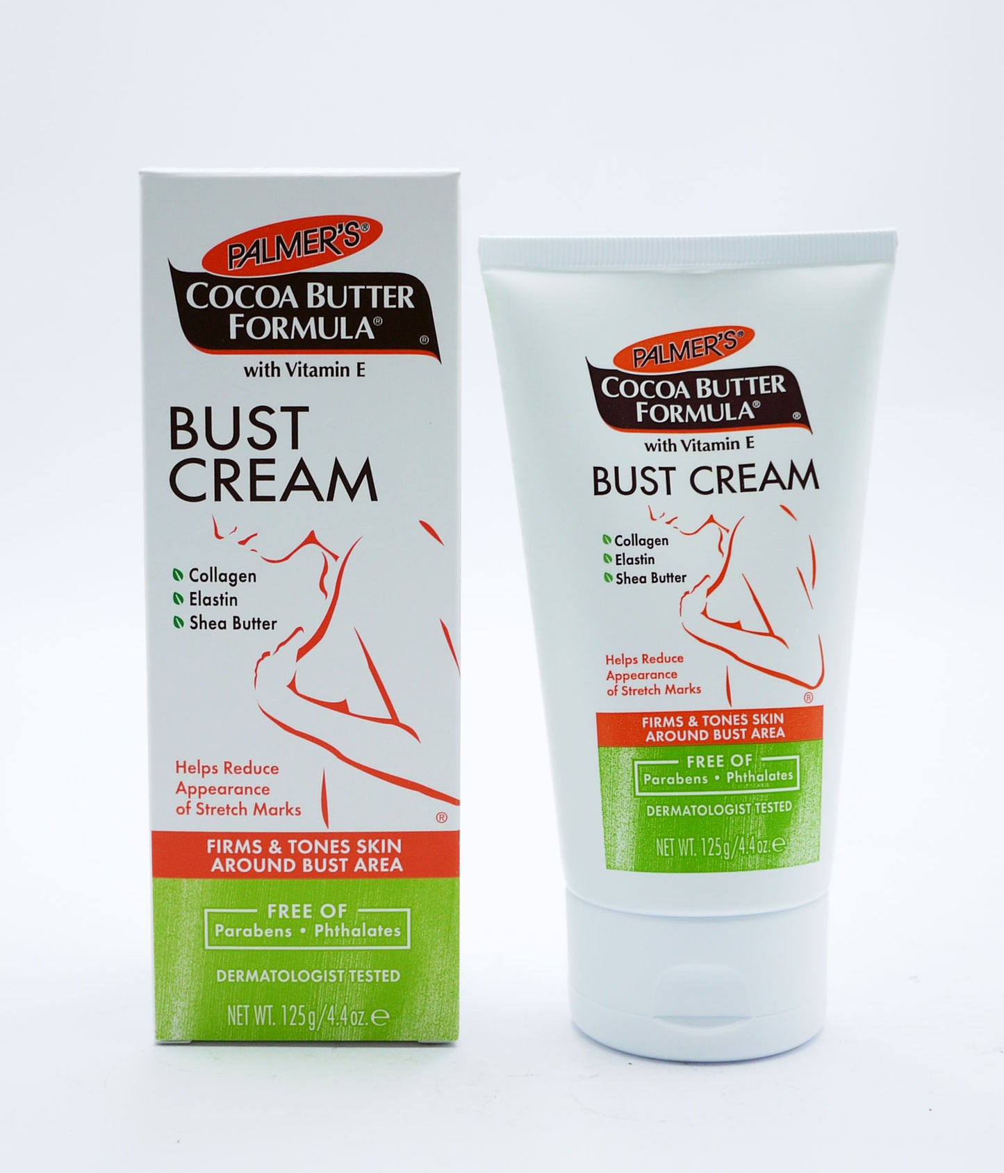CRÈME RAFFERMISSANTE BUSTE AU BEURRE DE CACAO PALMER'S 125g