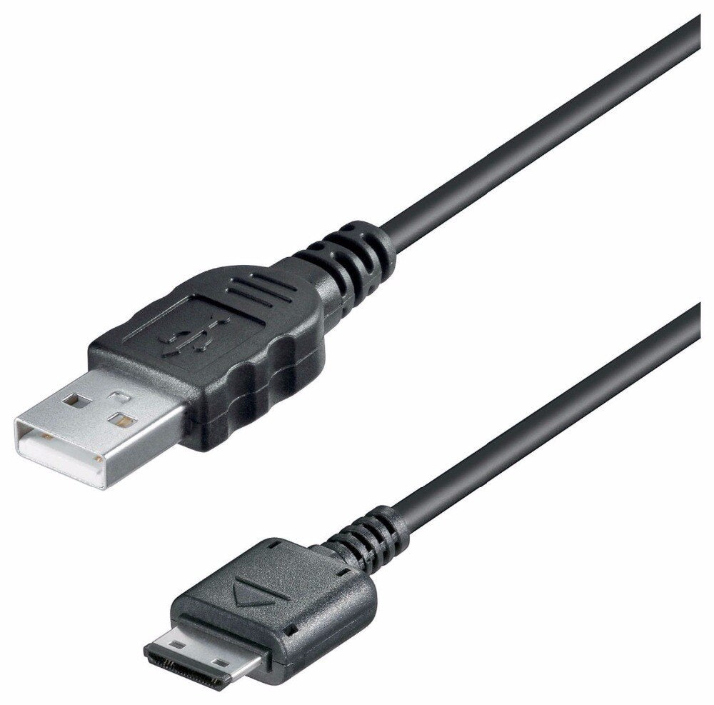 Câble de données USB 1m compatible avec Samsung F480 G600 J700 S5230 Tocco Lite S3560 U900-Noir