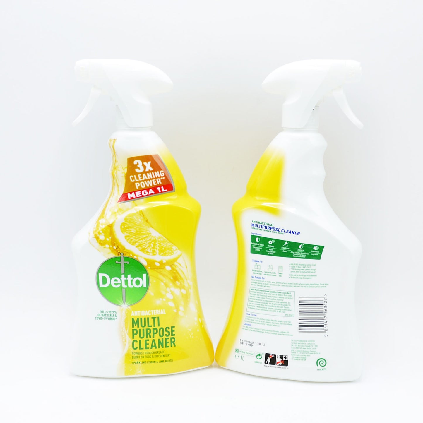 DETTOL POWER & FRESH SPRAY AGRUMES 1L
