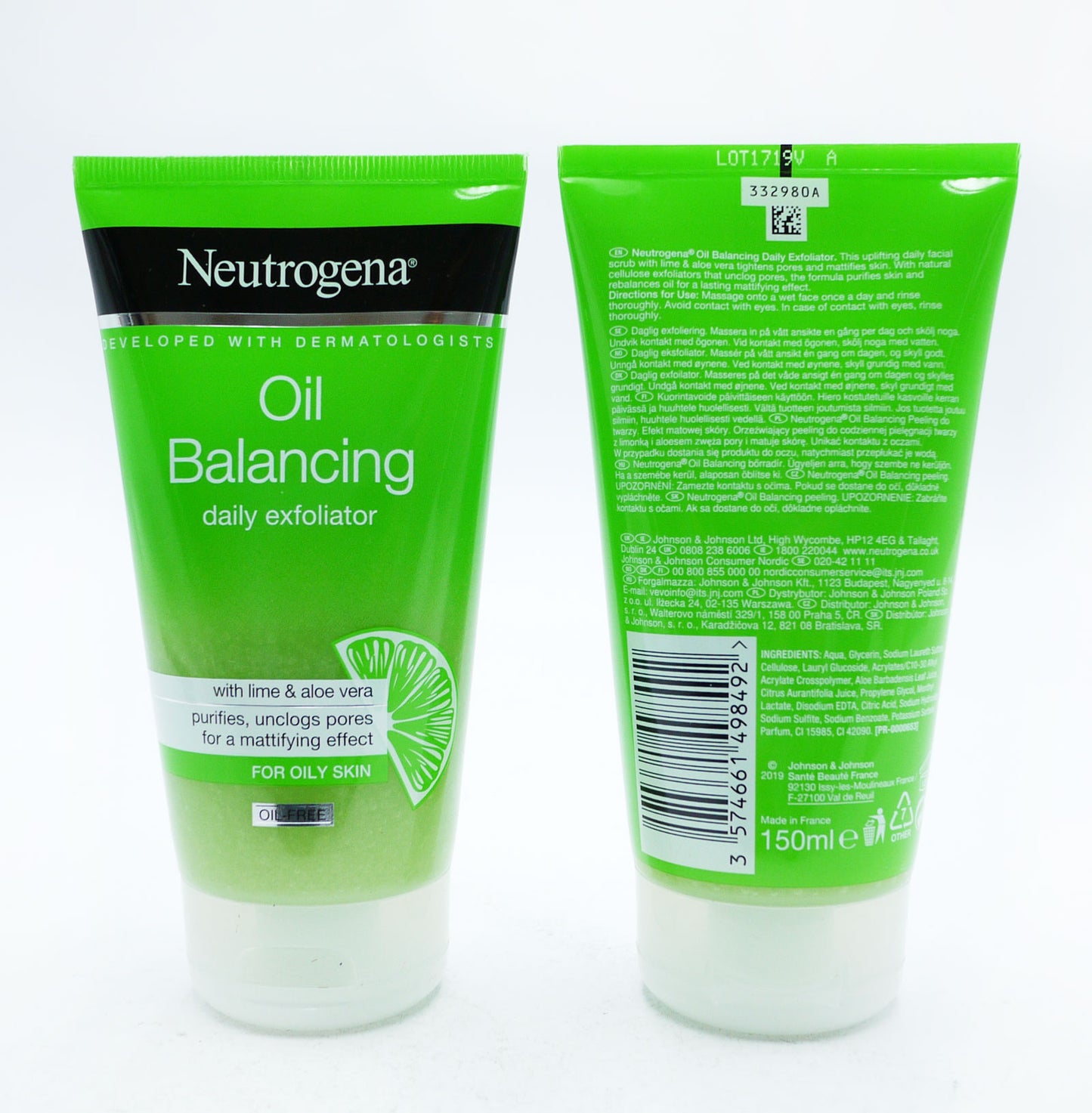 NEUTROGENA GOMMAGE EXFOLIANT QUOTIDIEN SANS HUILE 150ML