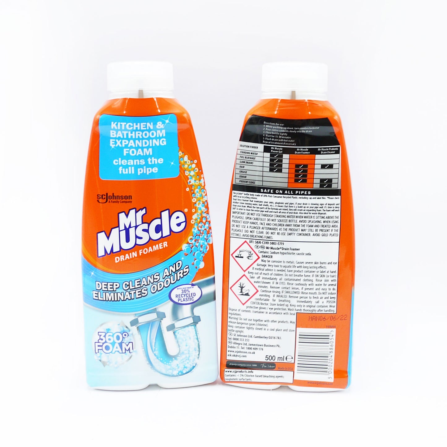 MR MUSCLE DÉSODORISANT MOUSSANT 500ML