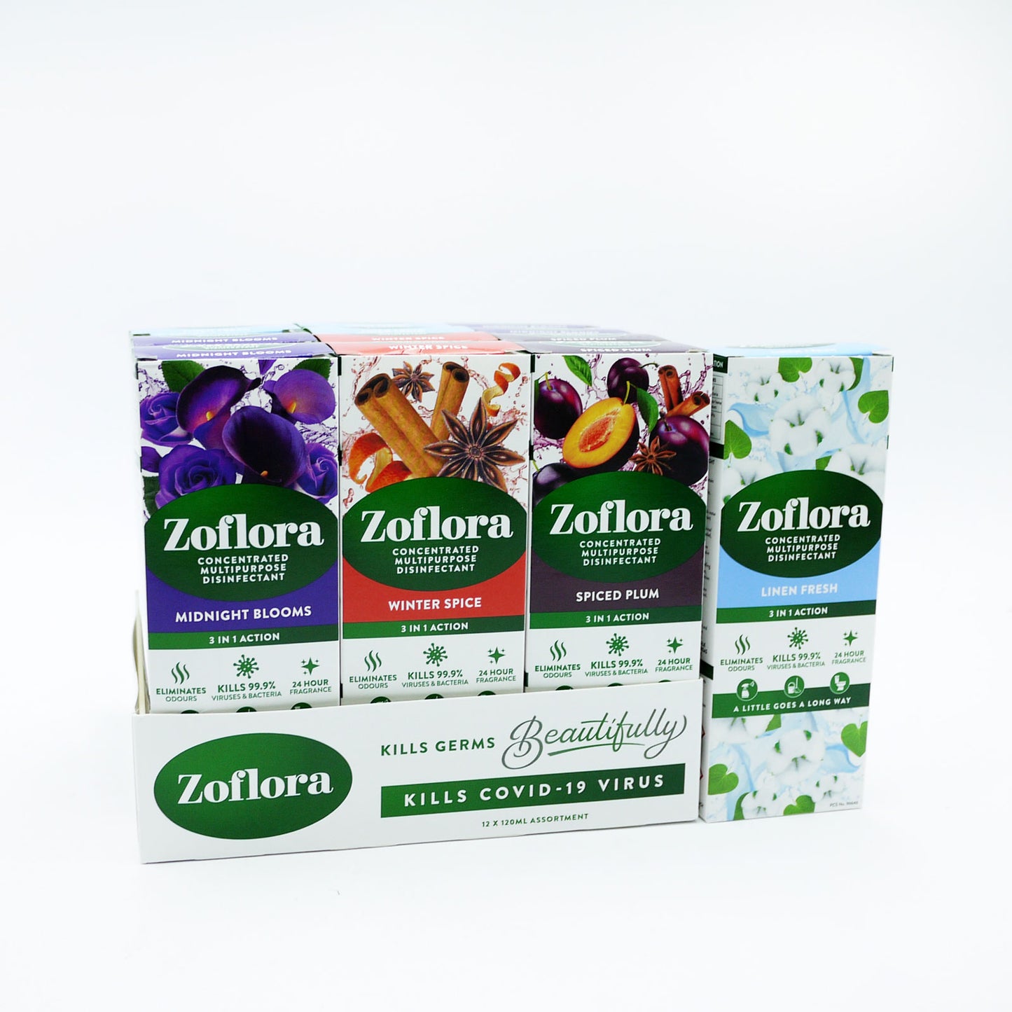 ZOFLORA NEUTRALISANT D'ODEURS ASSORTI 120ML