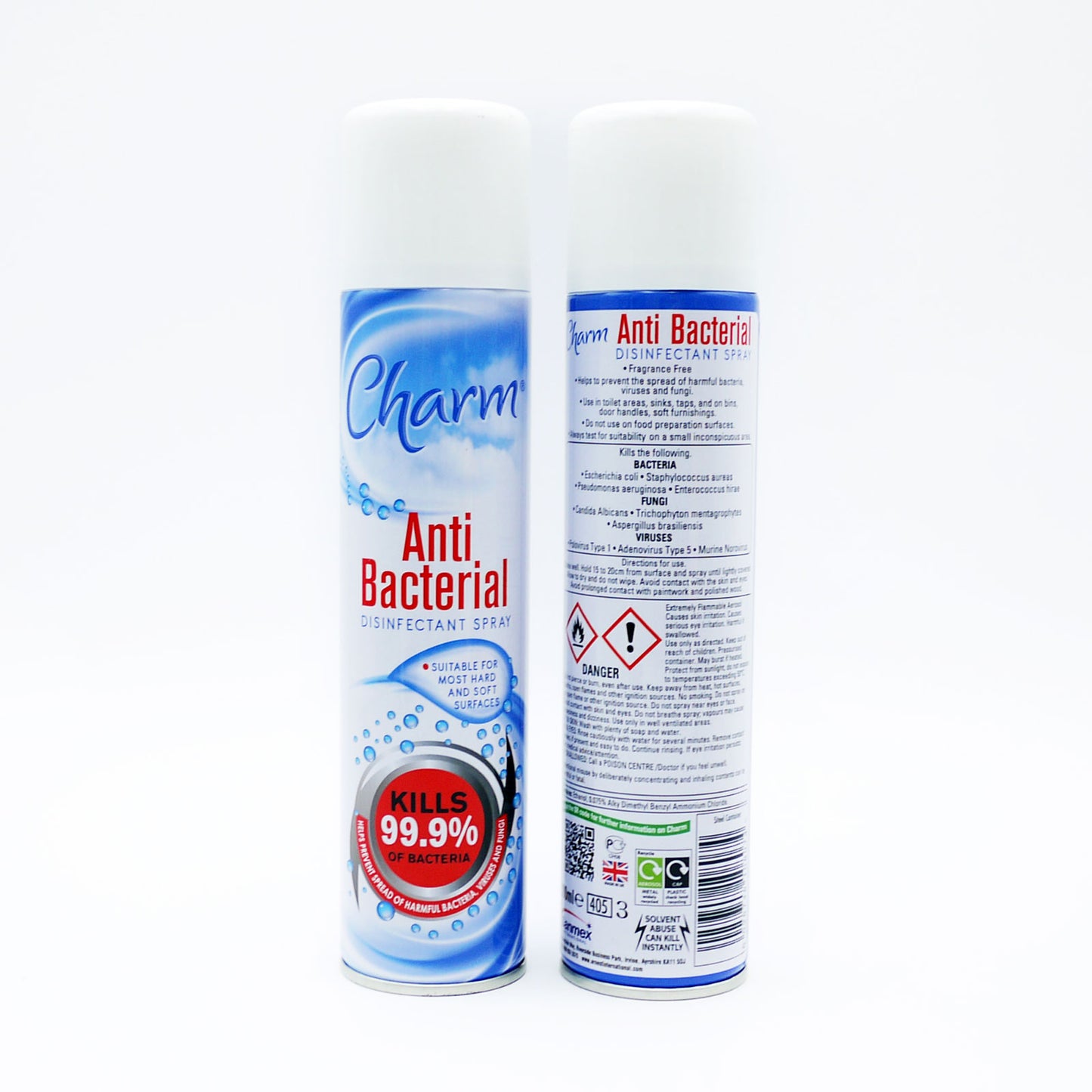CHARM SPRAY ANTIBACTÉRIEN 300ml