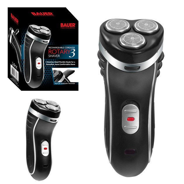 Rasoir rotatif 3 têtes Bauer