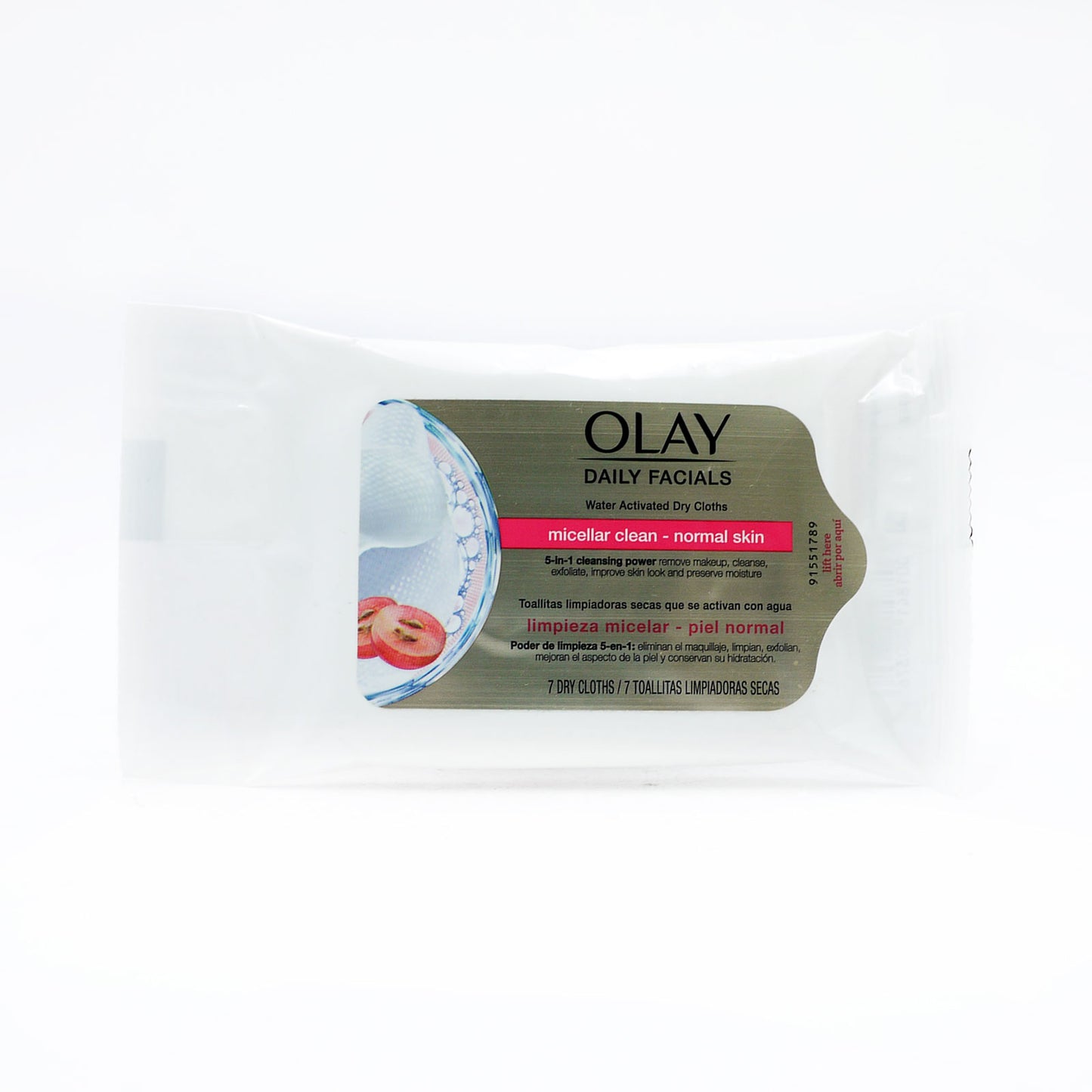 LINGETTES DÉMAQUILLANTES OLAY DAILY FACIALS PEAU NORMALE (C) 36 UNITÉS