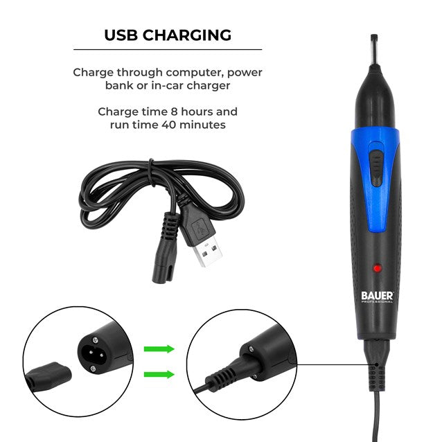 Tondeuse multifonction rechargeable Bauer