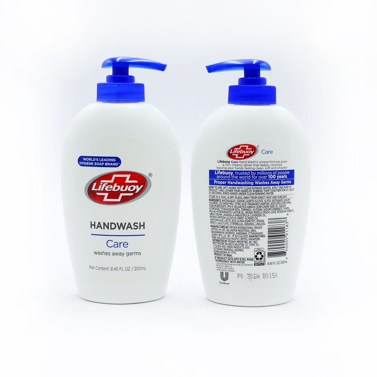 SAVON LIQUIDE POUR LES MAINS LIFEBUOY SOIN (C) 250 ml