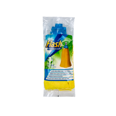 Recharge balai à franges 100 % microfibre Flash Anti Bac