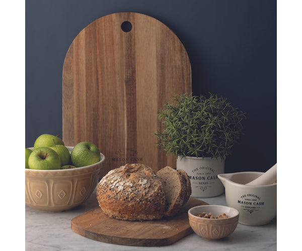 Premium Heritage Acacia Board 30x22x1.5cm | Rustic Kitchen Cutting Board.