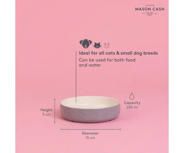 la soucoupe élégante Colour Mix pour chat, 13 cm, grise | Parfaite pour votre compagnon félin.