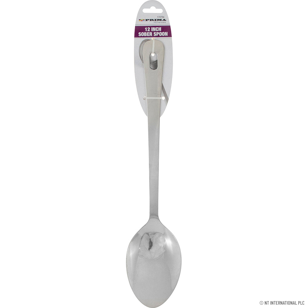 Cuillère sobre Premium de 12 pouces en acier inoxydable - Améliorez votre expérience de dégustation