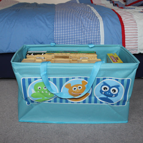 Rangez avec style grâce à nos solutions de rangement bleues pour jouets.