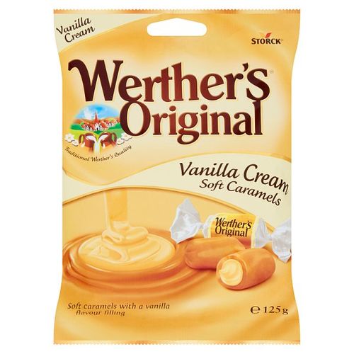 Werther's Original Vanilla Cream Soft Caramels - 125g