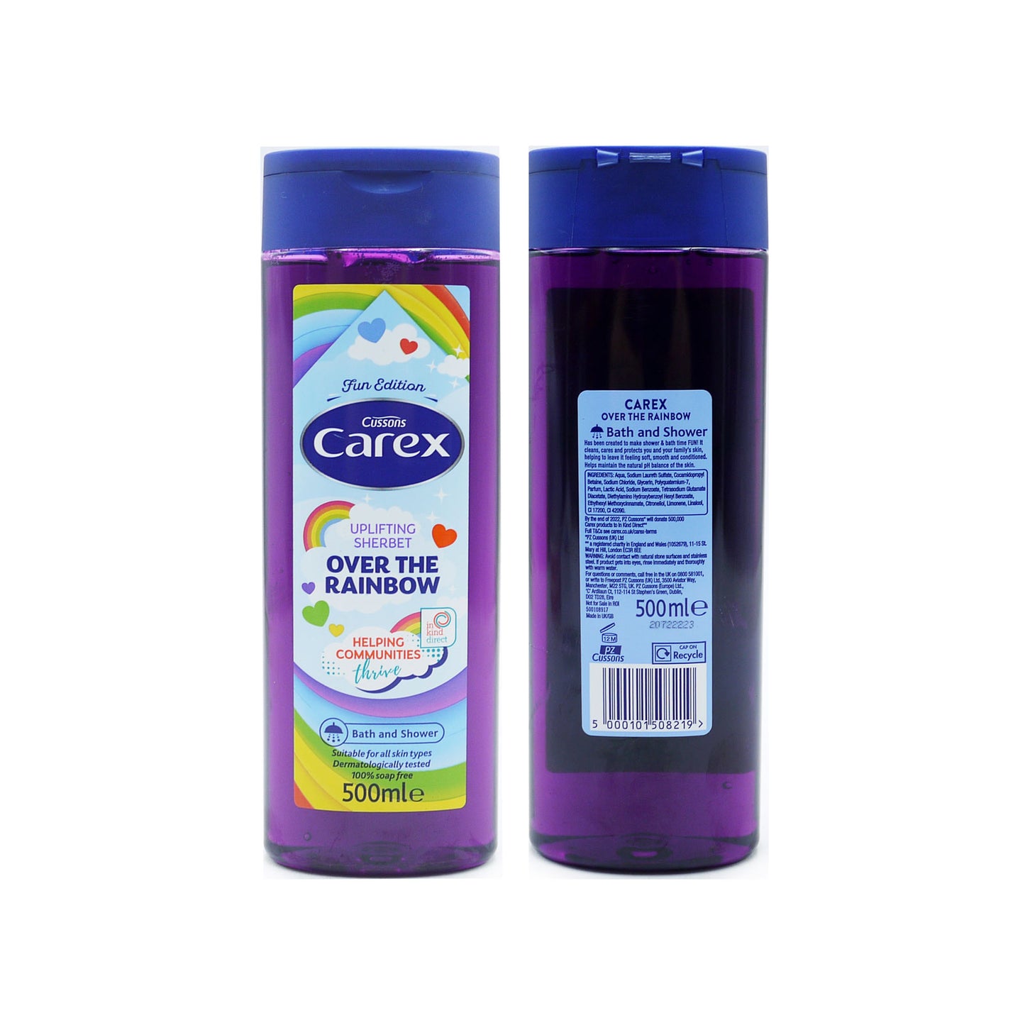 CAREX SHOWER GEL OVER THE RAINBOW(D) 500ml