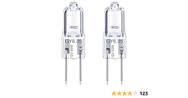 HALOGEN CAPSULE 2PK 50PK GY6.35