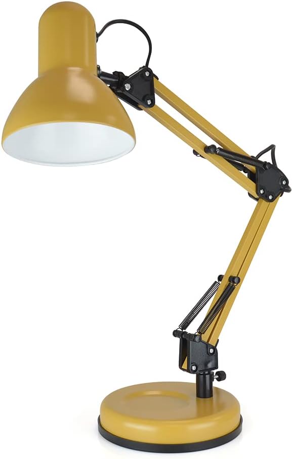 Lampe de bureau Hobby HomeLife 35w 'Swing Poise' - Moutarde anglaise