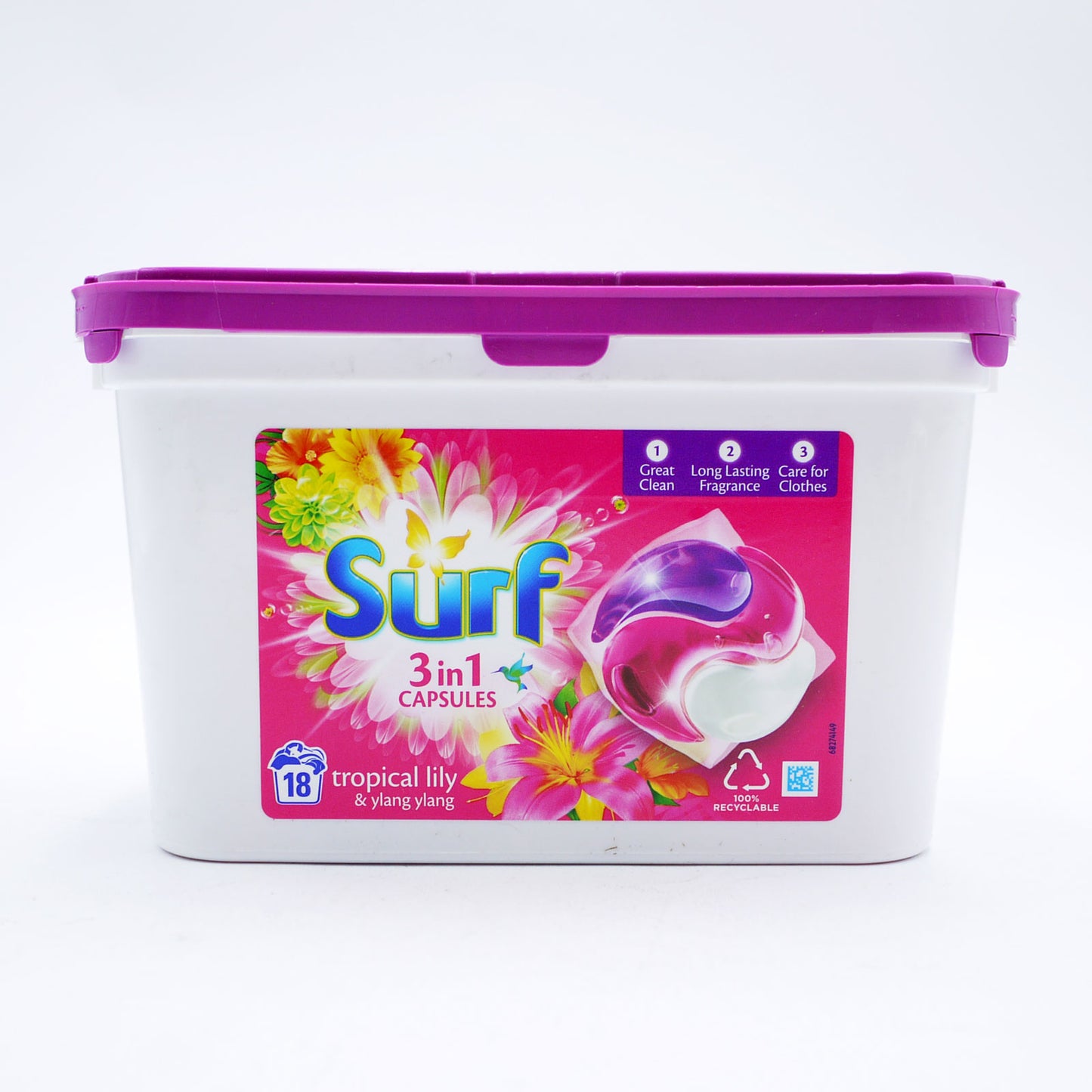 421769 SURF 3EN1 CAPS TROPICAL & YLANG YLANG 18U