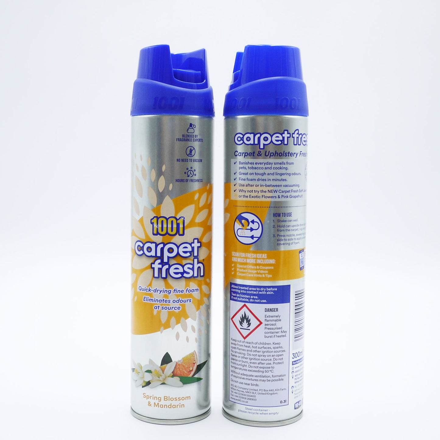 1001 TAPIS FRAÎCHEUR FLEURS DE PRINTEMPS & MANDARINE (C) 300ML