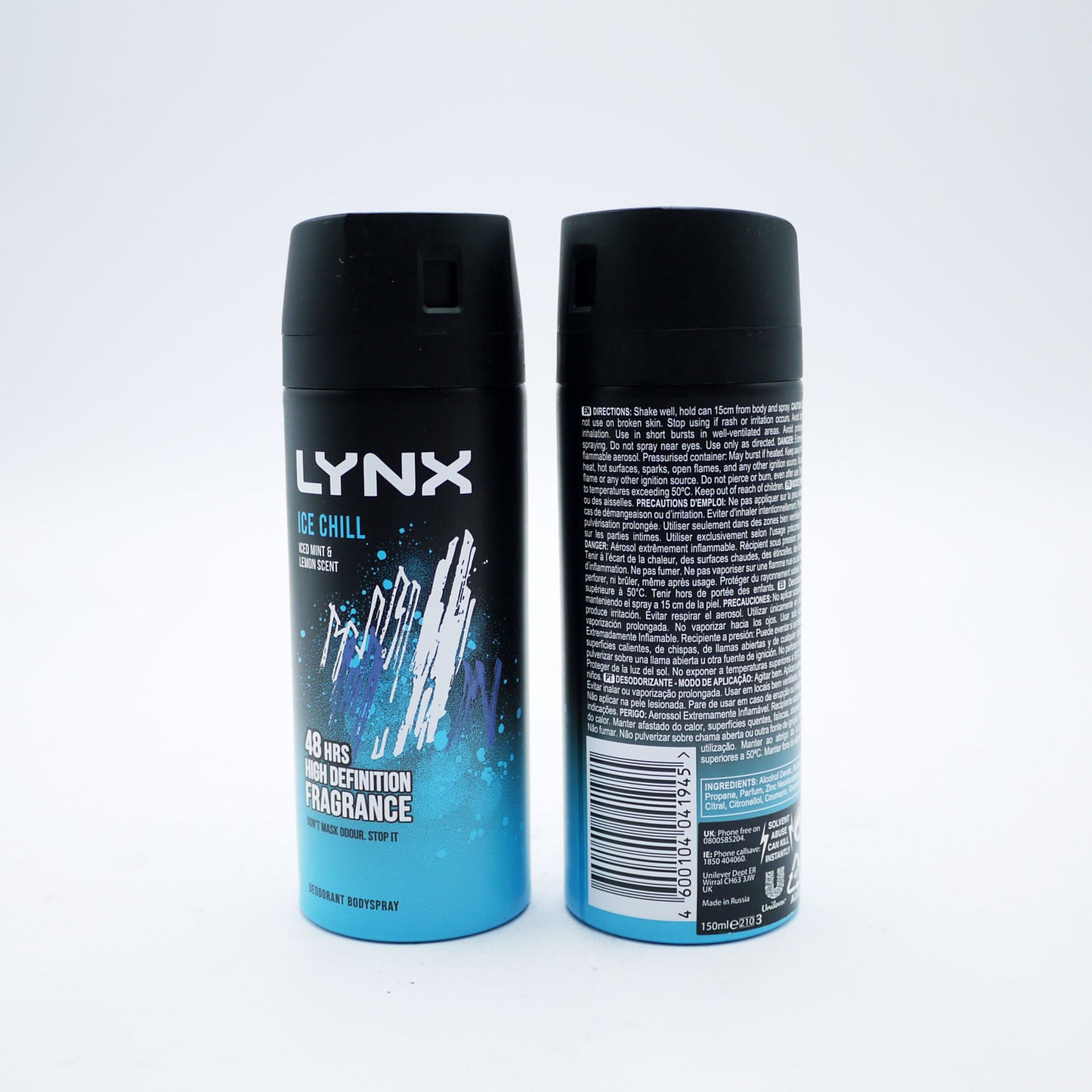 LYNX DÉODORANT ICE CHILL (C) 150 ml