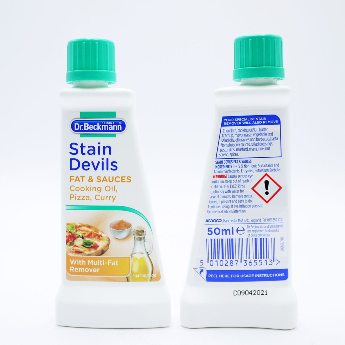 DR BECKMANN DÉTACHEUR DIABLE GRAISSE & SAUCES 50G