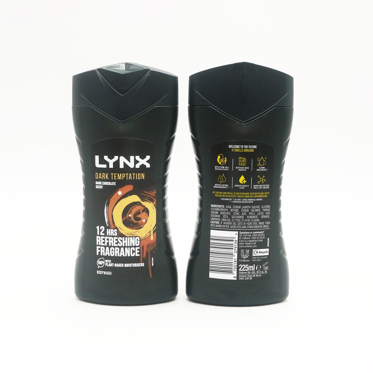 LYNX BODYWASH DARK TEMPTATION 225ml