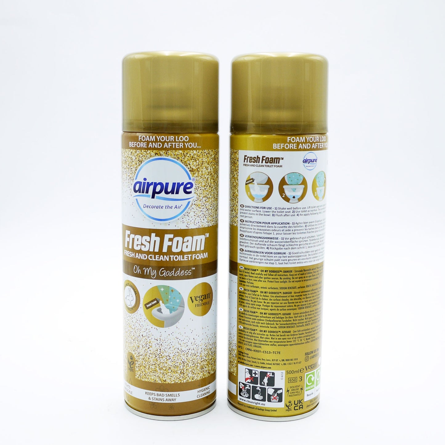 AIRPURE MOUSSE FRAÎCHEUR WC OH MY GODDESS 500ML