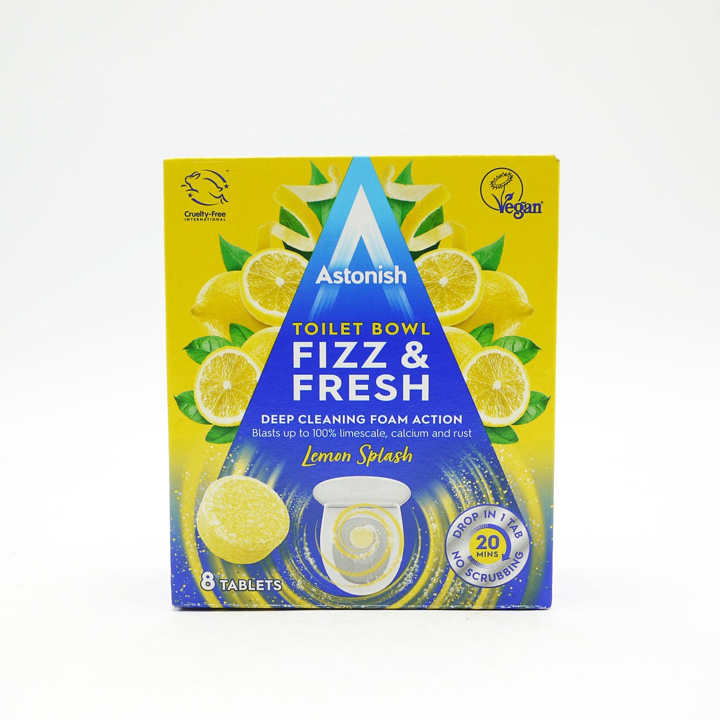 ASTONISH PASTILLES WC MOUSSE & CITRON FRAIS x8