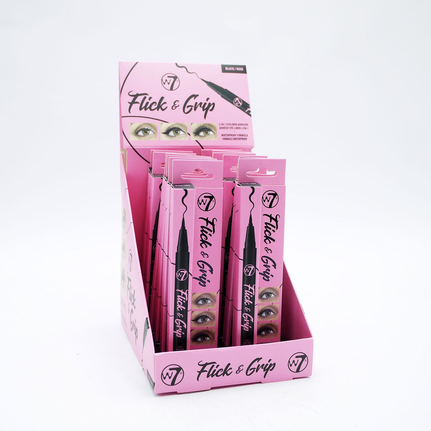 EYELINER ADHÉSIF 2 EN 1 W7 FLICK & GRIP