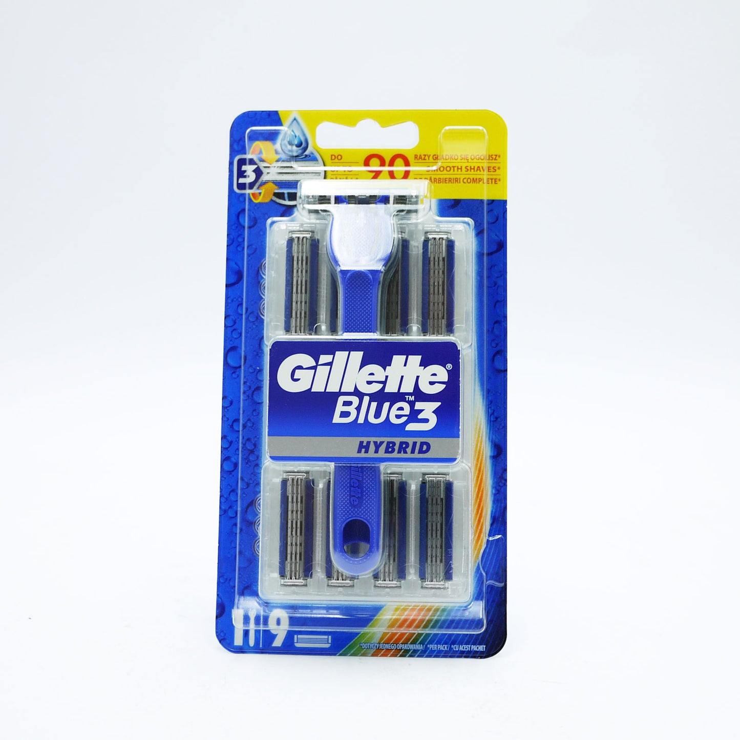 GILLETTE BLUE 3 RASOIRS HYBRIDES (C)