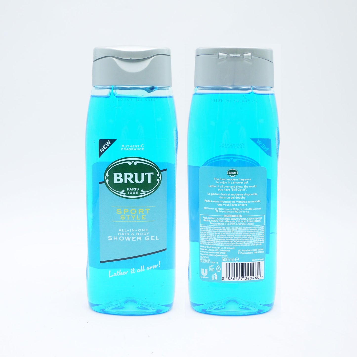 BRUT GEL DOUCHE STYLE SPORT (C) 500ml